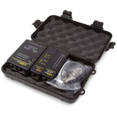 LogiLink Network Cable Tester Set - Find Faults Fast with Copper Network Tester (4052792042498)